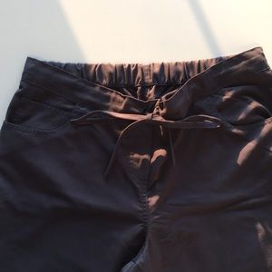 Gray/pewter scrub pants